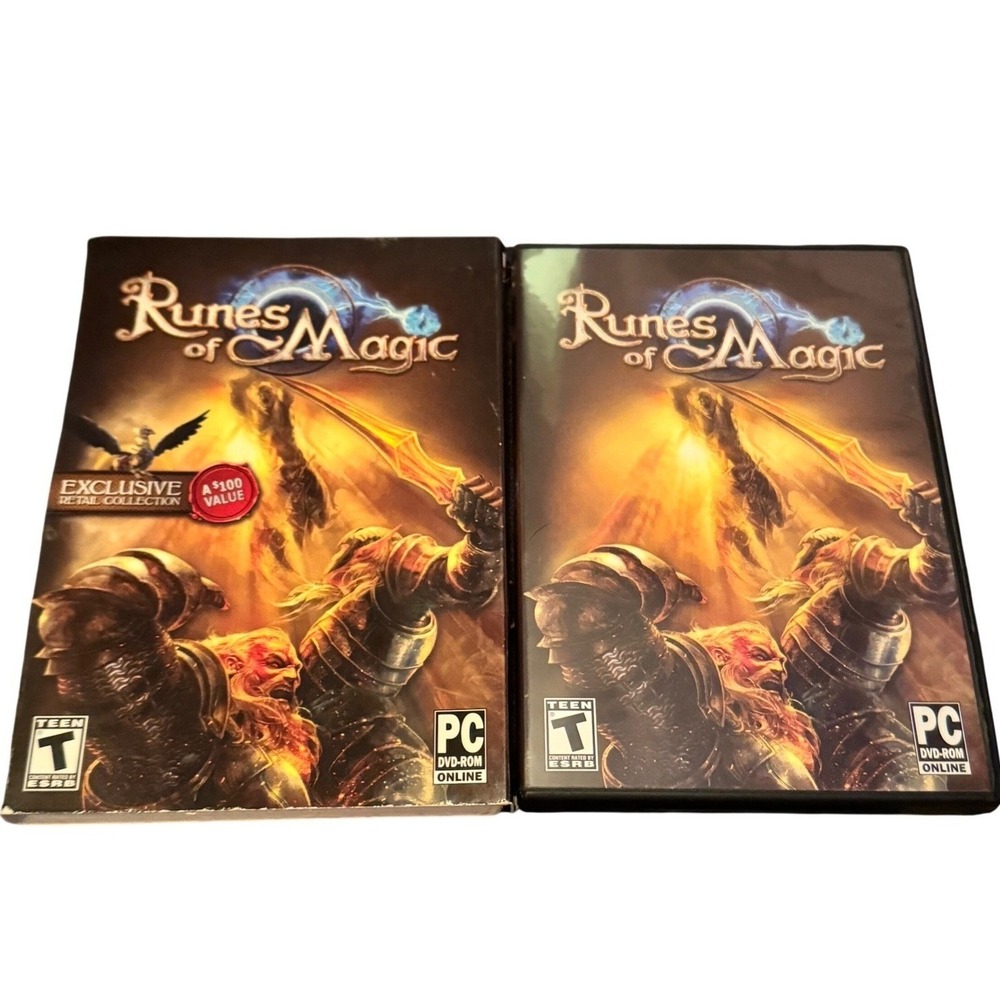 Frogster Runes of Magic Exclusive Retail Collection PC Game Fantasy MMORPG